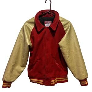 Vintage 80's Awards USA Made In USA Varsity Letterman Wool Jacket Sz M